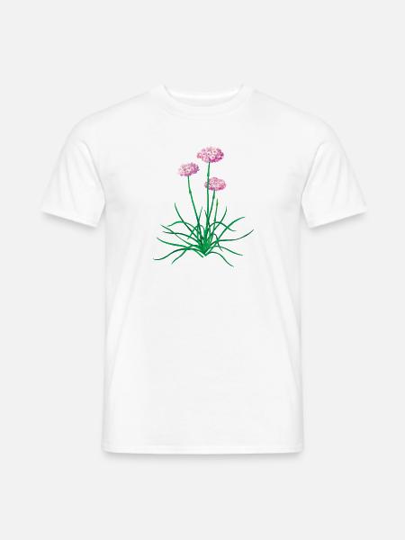 Grasnelke ohne Text - Männer T-Shirt - Weiß