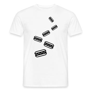 Burrito Icon - Men's T-Shirt - white - Front - AI Model Male 178 dark (178cm)