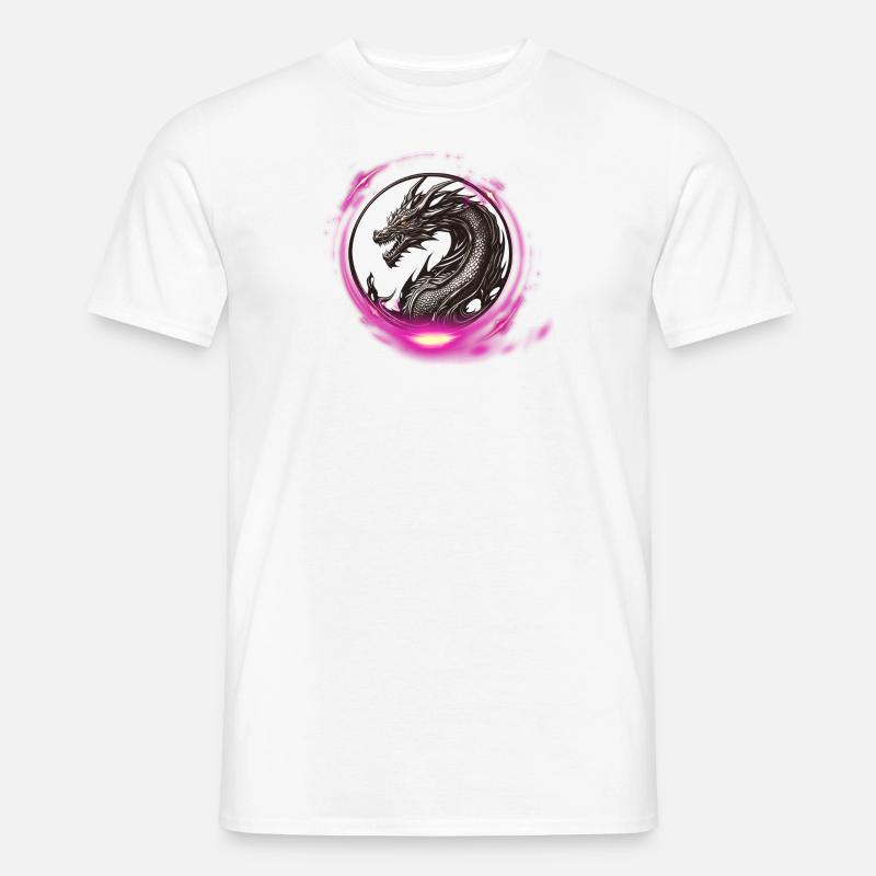 Drago - T-shirt uomo - bianco