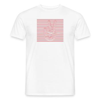 Peace - Männer T-Shirt - Weiß - Vorne - AI Model Male 178 dark (178cm)