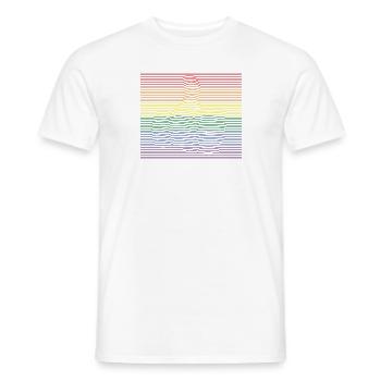Thumbs Up bunt - Männer T-Shirt - Weiß - Vorne - AI Model Male 178 dark (178cm)