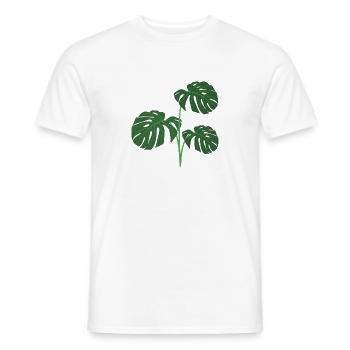 plante - T-shirt homme - blanc - Devant - AI Model Male 178 dark (178cm)