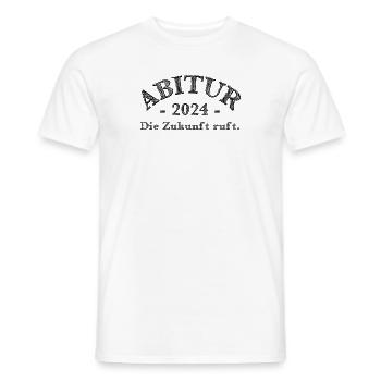 ABITUR 2024 - ABI 2024 - ABSCHLUSS 2024 - AK24 - Männer T-Shirt - Weiß - Vorne - AI Model Male 178 dark (178cm)