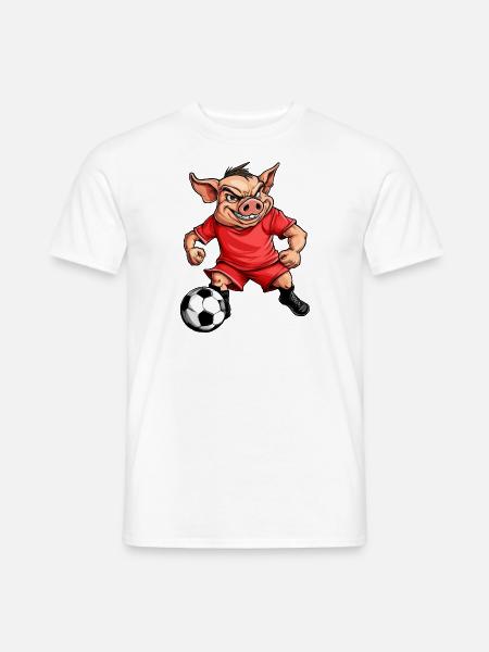 Piggy Football - Men's T-Shirt - white