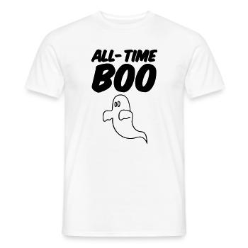 All-Time Boo - Men's T-Shirt - white - Front - AI Model Male 178 dark (178cm)