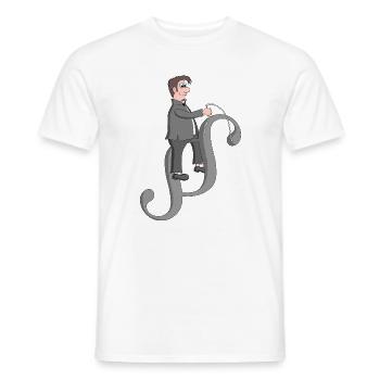 Jurist lustig - Männer T-Shirt - Weiß - Vorne - AI Model Male 178 dark (178cm)