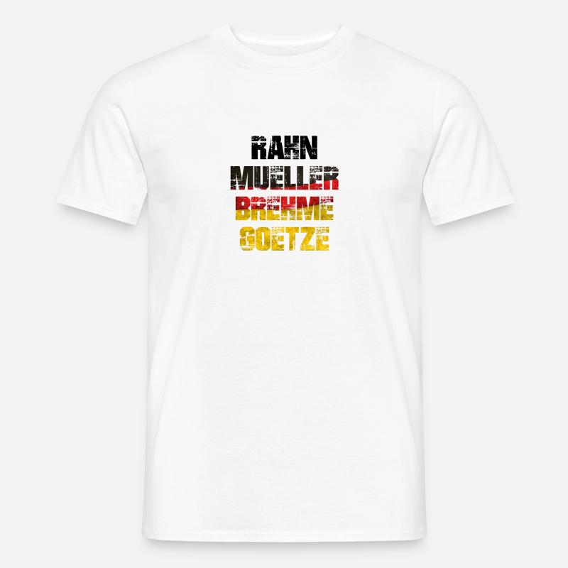 WM Helden - Männer T-Shirt - Weiß