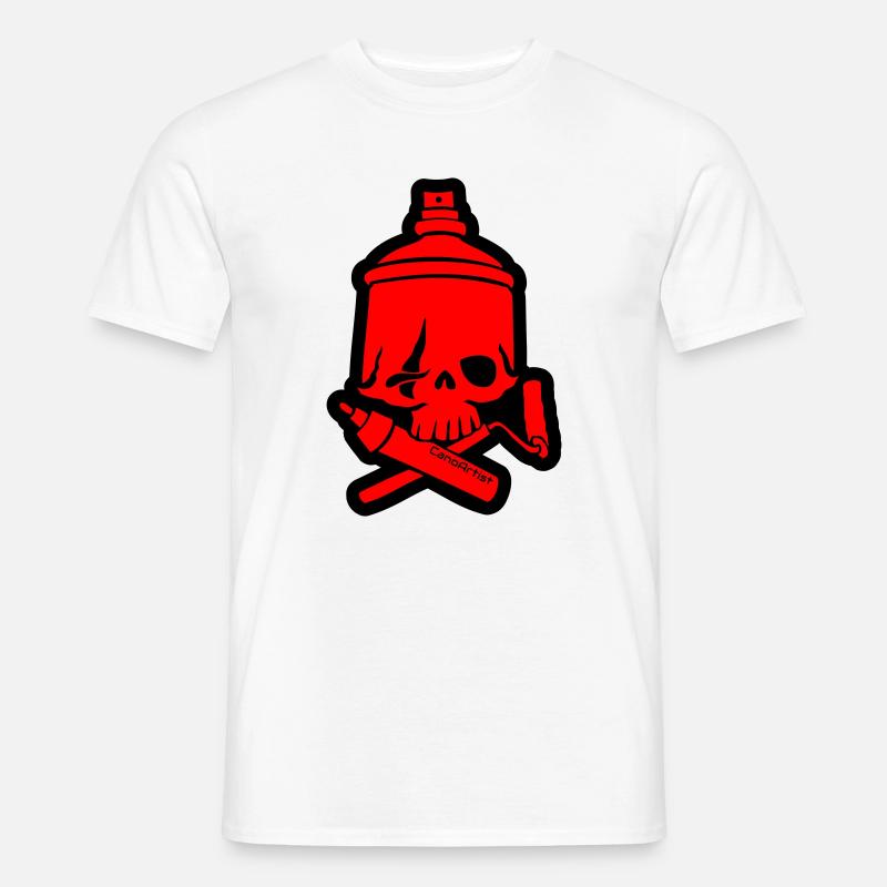 SkullCan Cano - Männer T-Shirt - Weiß