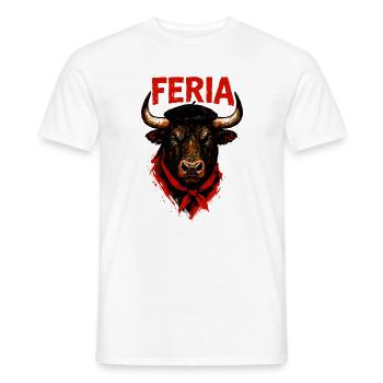 Feria – Baskenland - Männer T-Shirt - Weiß - Vorne - AI Model Male 178 dark (178cm)