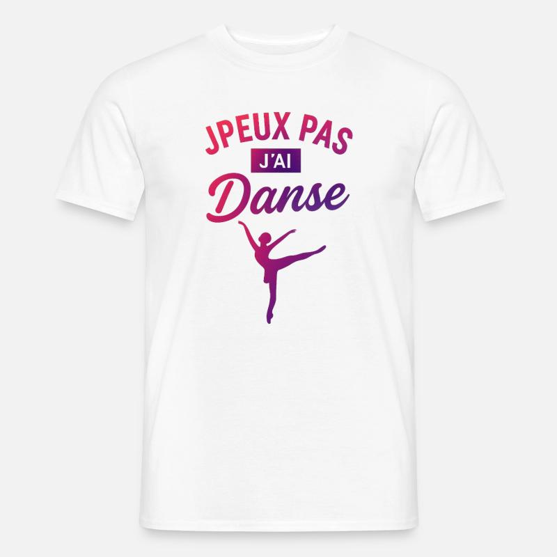 I Can't I Danced — Deliciously Pop - Männer T-Shirt - Weiß