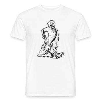 Tolles Unihockey Geschenk für Unihockey - Männer T-Shirt - Weiß - Vorne - AI Model Male 178 dark (178cm)