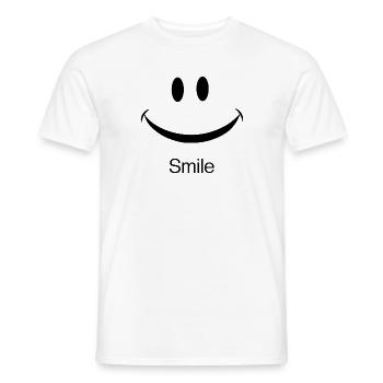 Minimalist pair of eyes - Men's T-Shirt - white - Front - AI Model Male 178 dark (178cm)