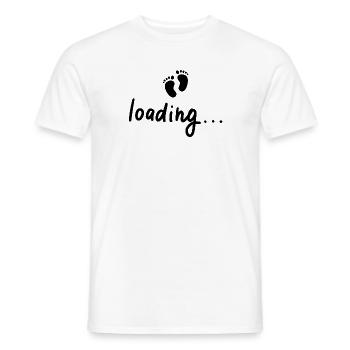 Loading - Men's T-Shirt - white - Front - AI Model Male 178 dark (178cm)