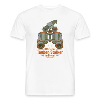 Vogelbeobachter - Männer T-Shirt - Weiß - Vorne - AI Model Male 178 dark (178cm)
