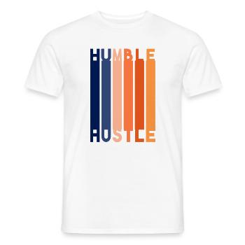 Bescheidener Hustle Unternehmer Geschäftsmann Businesswo - Männer T-Shirt - Weiß - Vorne - AI Model Male 178 dark (178cm)