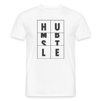 Bescheidener Hustle-Unternehmer Geschäftsmann Geschäftsmann Geschäftsmann - Männer T-Shirt - Weiß - Vorne - AI Model Male 178 dark (178cm)