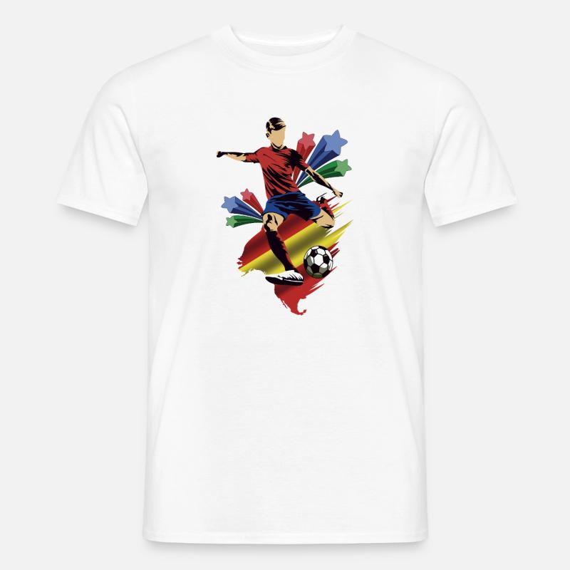 Spanien – Spanien – Flaggen - Männer T-Shirt - Weiß