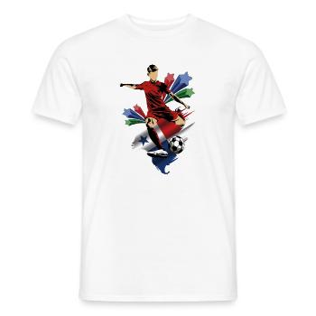 Panama - Panama - Flaggen - Männer T-Shirt - Weiß - Vorne - AI Model Male 178 dark (178cm)