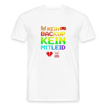 Kein Backup Kein Mitleid IT-Berater Admin - Männer T-Shirt - Weiß - Vorne - AI Model Male 178 dark (178cm)