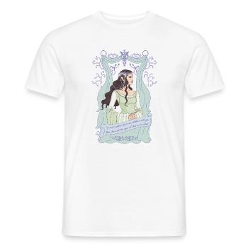 The Lord Of The Rings Arwen Quote Design - Men's T-Shirt - white - Front - AI Model Male 178 dark (178cm)