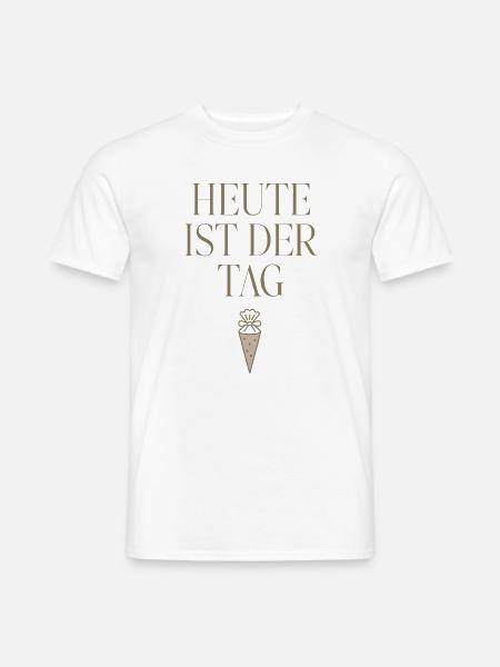 Einschulung 2026 Heute ist der Tag - Männer T-Shirt - Weiß