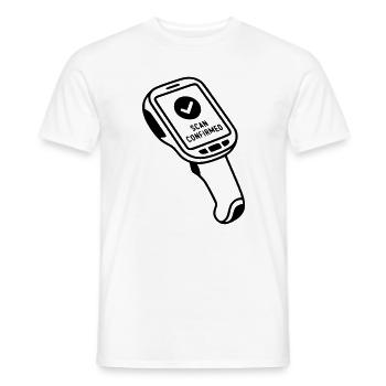scan - T-shirt homme - blanc - Devant - AI Model Male 178 dark (178cm)