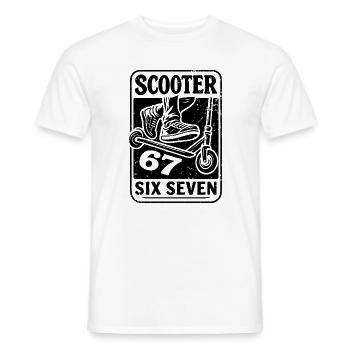 Funny Dogs - Men's T-Shirt - white - Front - AI Model Male 178 dark (178cm)