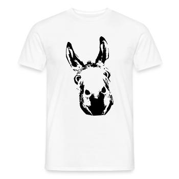 Donkey King - Men's T-Shirt - white - Front - AI Model Male 178 dark (178cm)