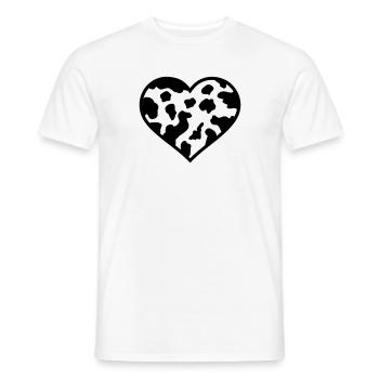 Kuh - Männer T-Shirt - Weiß - Vorne - AI Model Male 178 dark (178cm)