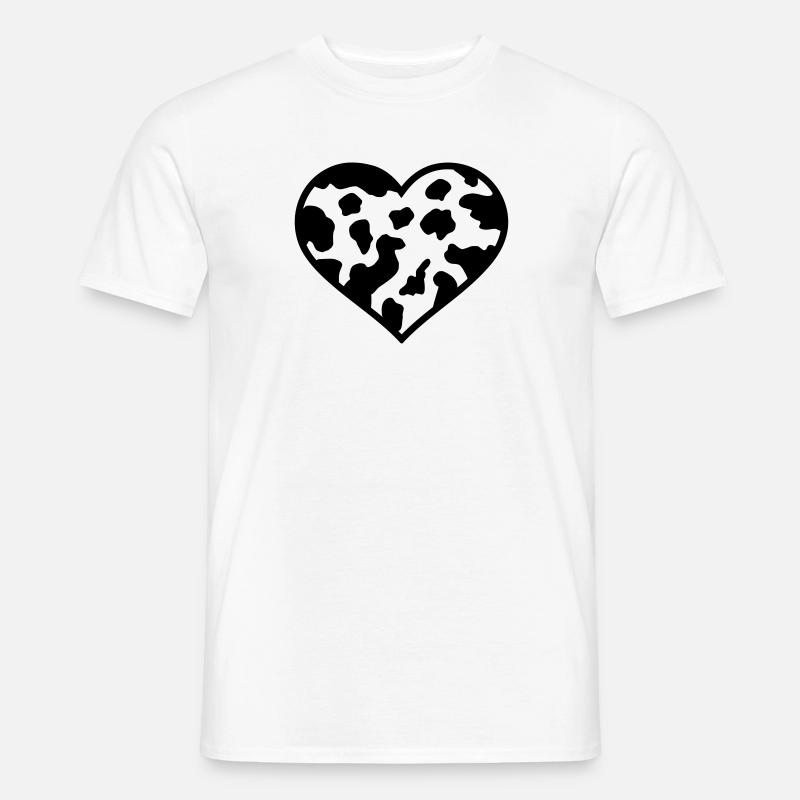 Kuh - Männer T-Shirt - Weiß