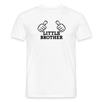 Little Brother - T-shirt homme - blanc - Devant - AI Model Male 178 dark (178cm)