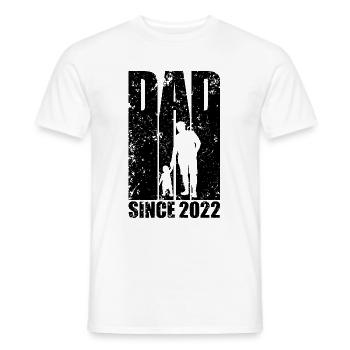 PAPA DEPUIS 2022 PAPA - T-shirt homme - blanc - Devant - AI Model Male 178 dark (178cm)