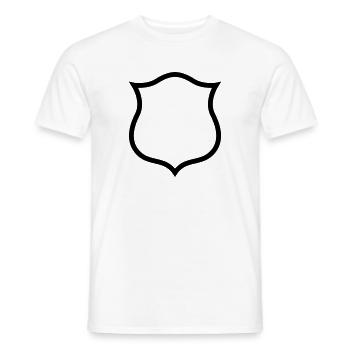 Forme / Symbole / Rond / Custom / Personnaliser - T-shirt homme - blanc - Devant - AI Model Male 178 dark (178cm)