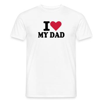 Dad - Père - T-shirt homme - blanc - Devant - AI Model Male 178 dark (178cm)