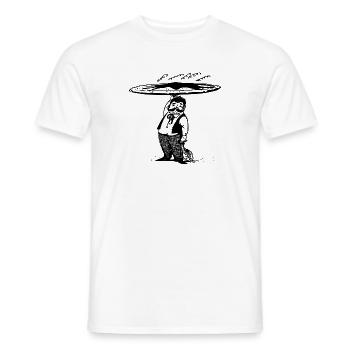 Pizza pizza - Men's T-Shirt - white - Front - AI Model Male 178 dark (178cm)