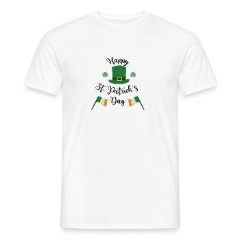 Happy St. Patrick's Day - Männer T-Shirt - Weiß - Vorne - AI Model Male 178 dark (178cm)