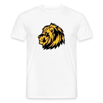 lion sauvage animaux 1 0 - T-shirt homme - blanc - Devant - AI Model Male 178 dark (178cm)