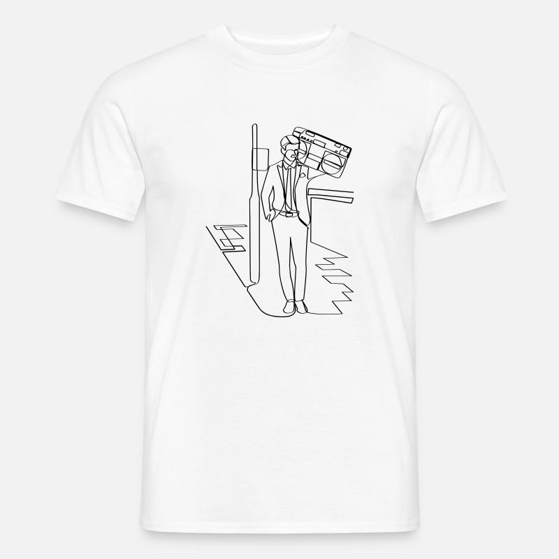 Suitwoofer - Männer T-Shirt - Weiß