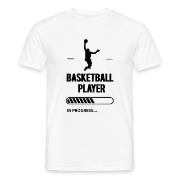 Basketball Player - Männer T-Shirt - Weiß - Vorne - AI Model Male 178 dark (178cm)