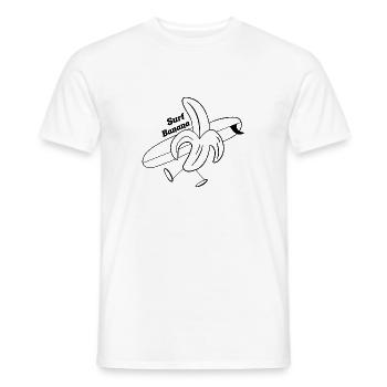 Banane - T-shirt homme - blanc - Devant - AI Model Male 178 dark (178cm)