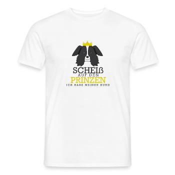 Hund Hundeliebhaber Geschenk Vierbeiner Pfote - Männer T-Shirt - Weiß - Vorne - AI Model Male 178 dark (178cm)