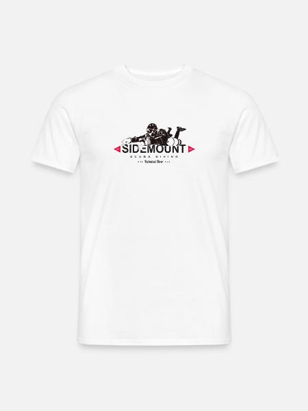 Sidemount Diver Diving Gift Tec Diving Cave - Men's T-Shirt - white
