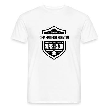 Super Gemeindereferentin - Männer T-Shirt - Weiß - Vorne - AI Model Male 178 dark (178cm)