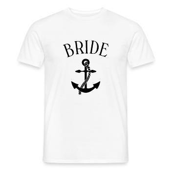 bride anchor - Männer T-Shirt - Weiß - Vorne - AI Model Male 178 dark (178cm)