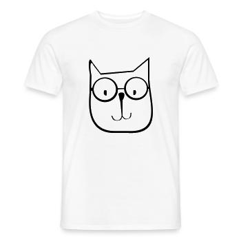cat1 - Männer T-Shirt - Weiß - Vorne - AI Model Male 178 dark (178cm)