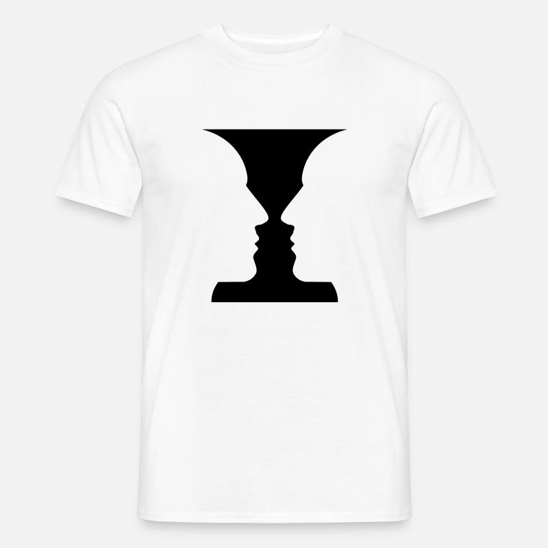 Face à face? - T-shirt homme - blanc