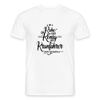 Kranführer - Männer T-Shirt - Weiß - Vorne - AI Model Male 178 dark (178cm)