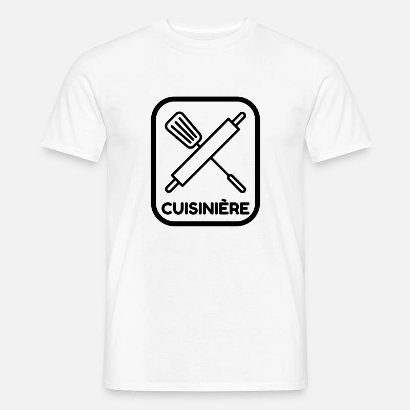 Koch / Kochen / Cooking / Chef - Männer T-Shirt - Weiß