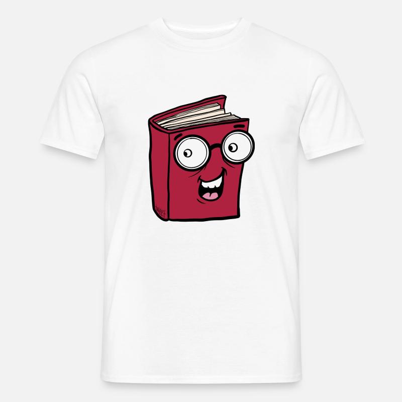 Guide Book - Kletterführer, Buch - book - Männer T-Shirt - Weiß