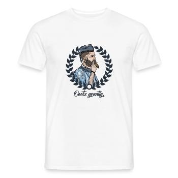 Rieser Grantler // Illustration - Men's T-Shirt - white - Front - AI Model Male 178 dark (178cm)